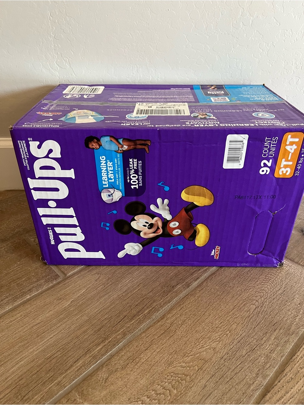 Huggies Pull-Ups Potty Training Pants Mickey - Purple NIB 92 count $30 - Picture 3 of 3